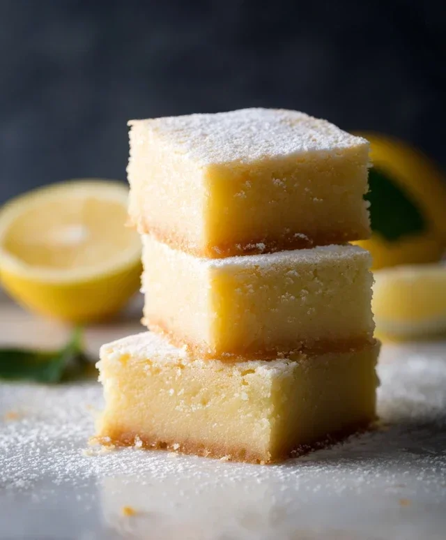 Easy Lemon Brownies Recipe