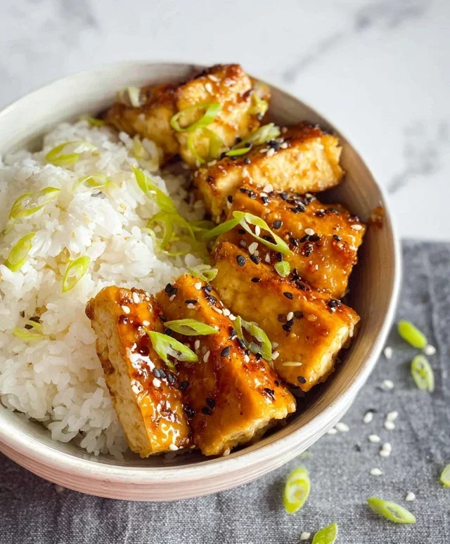 Honey Garlic Tofu