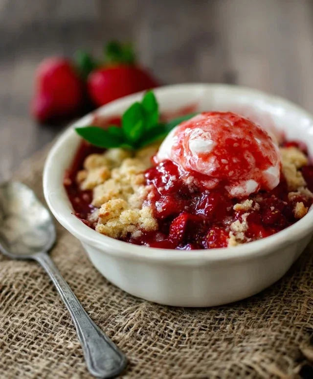 Strawberry Cobbler