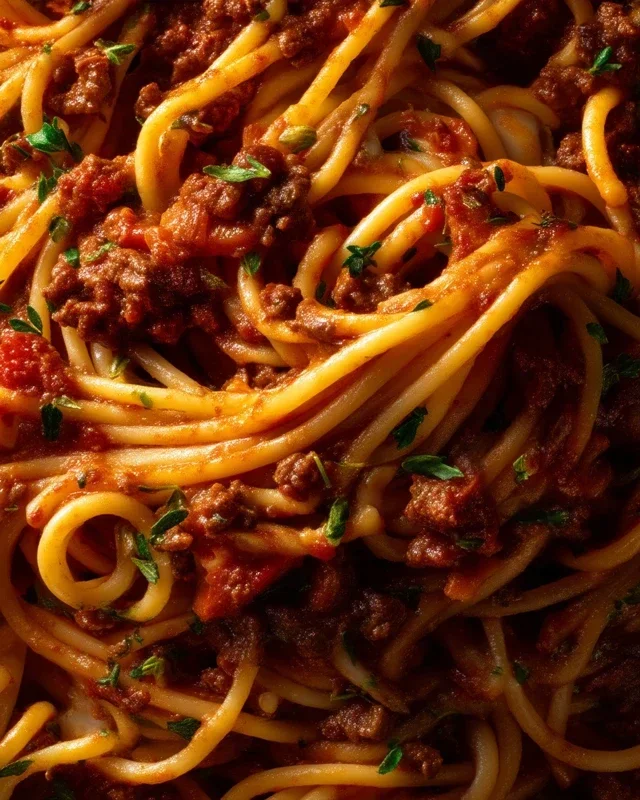 Beef Pasta in Tomato Sauce {Beef Ragu Pasta}