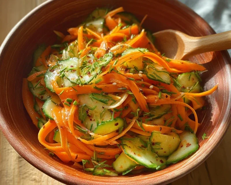 Cucumber Carrot Salad