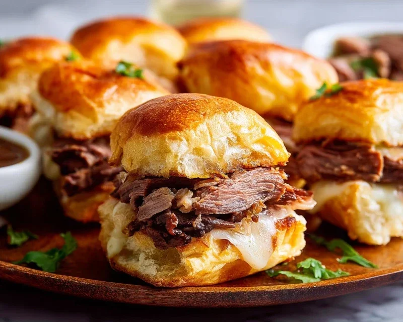 Easy French Dip Sliders Recipe
