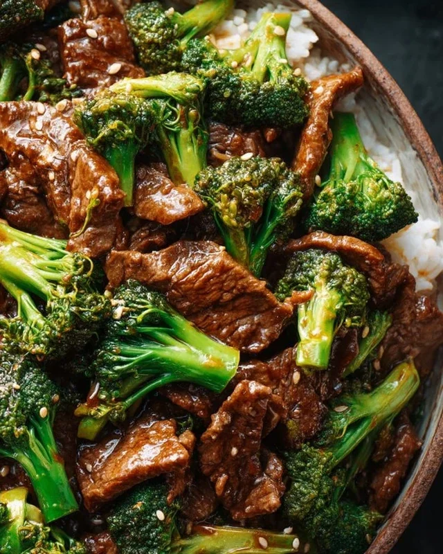 Chinese Beef and Broccoli (牛肉炒西兰花)