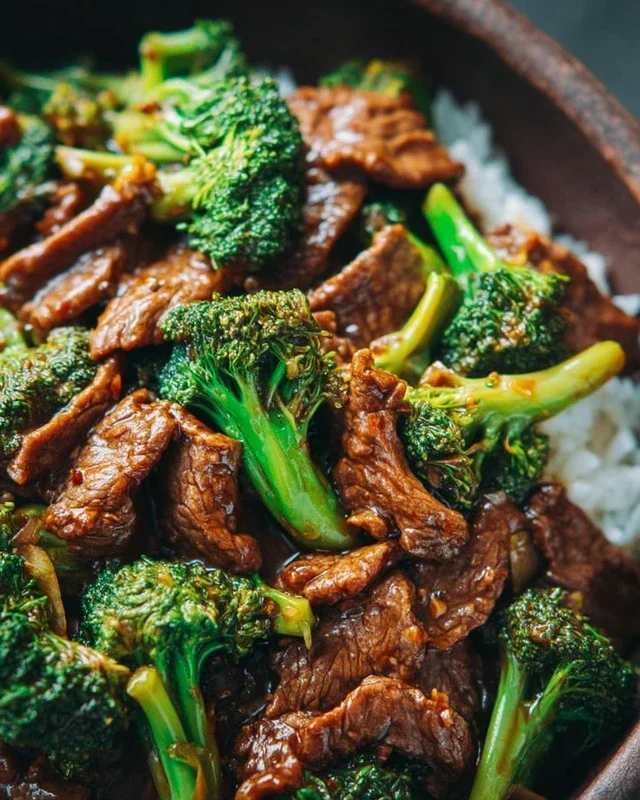 Chinese Beef and Broccoli (牛肉炒西兰花)
