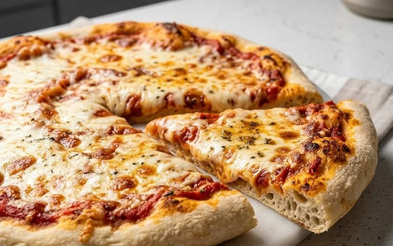 An excellent No Yeast Pizza Dough - quick easy homemade pizza!