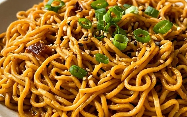 Easy Saucy Ramen Noodles