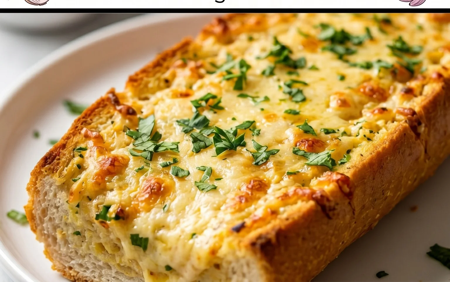 BEST CHEESY GARLIC BREAD RECIPE