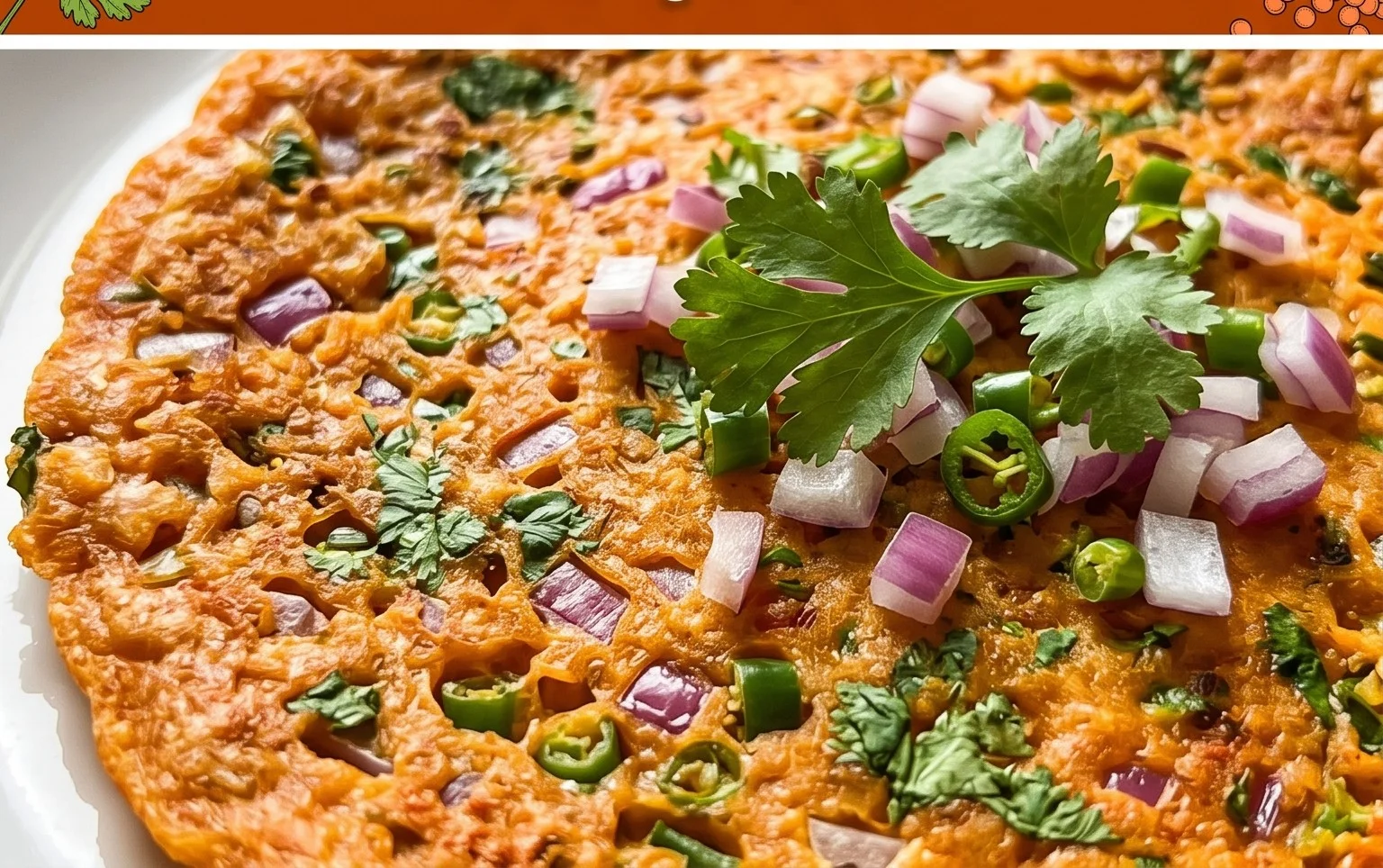 Masoor Dal Chilla | Savory Red Lentil Pancakes