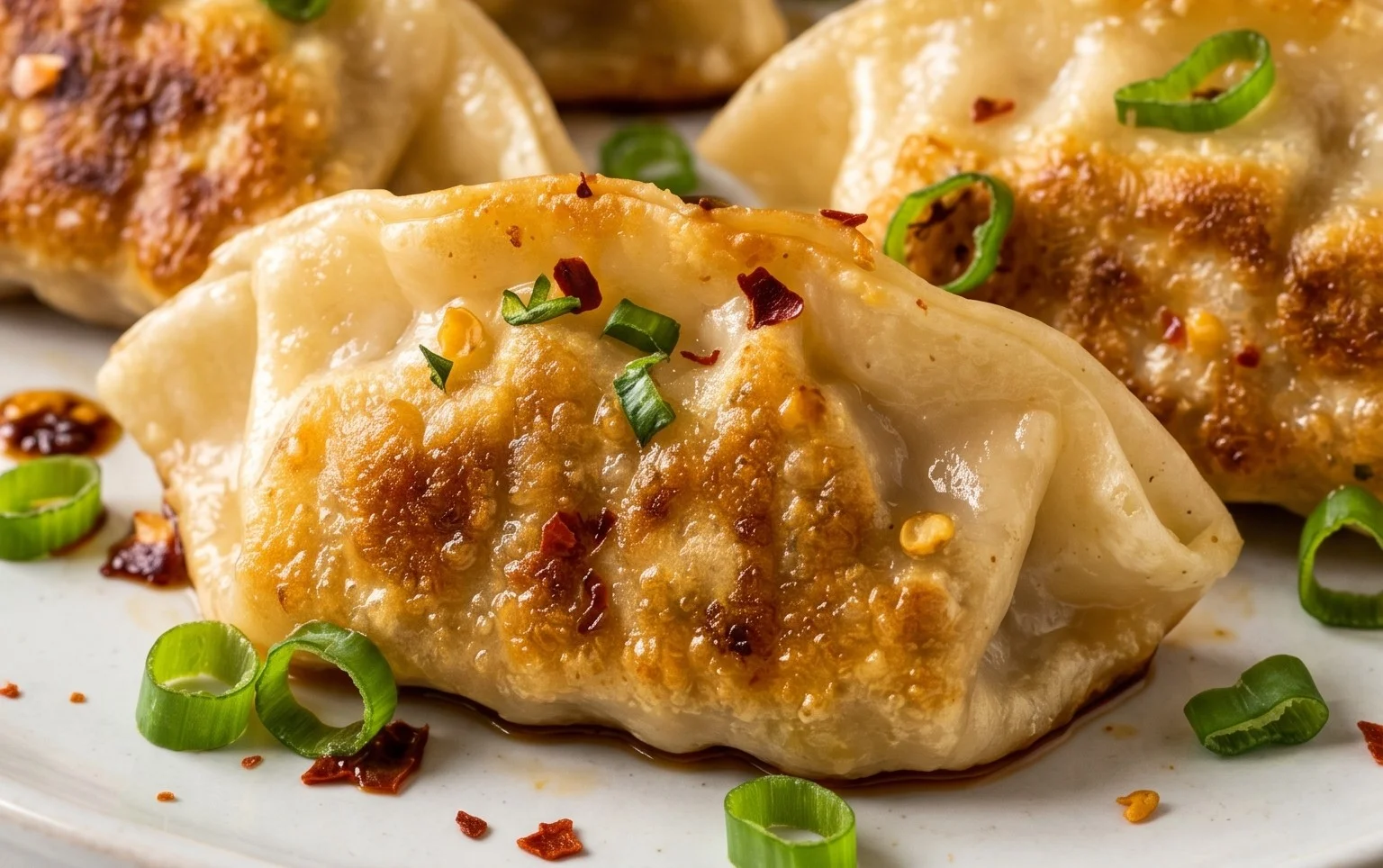 Chicken Potstickers (Pan Fried Dumplings)