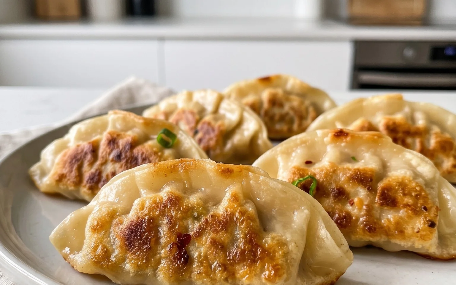 Chicken Potstickers (Pan Fried Dumplings)