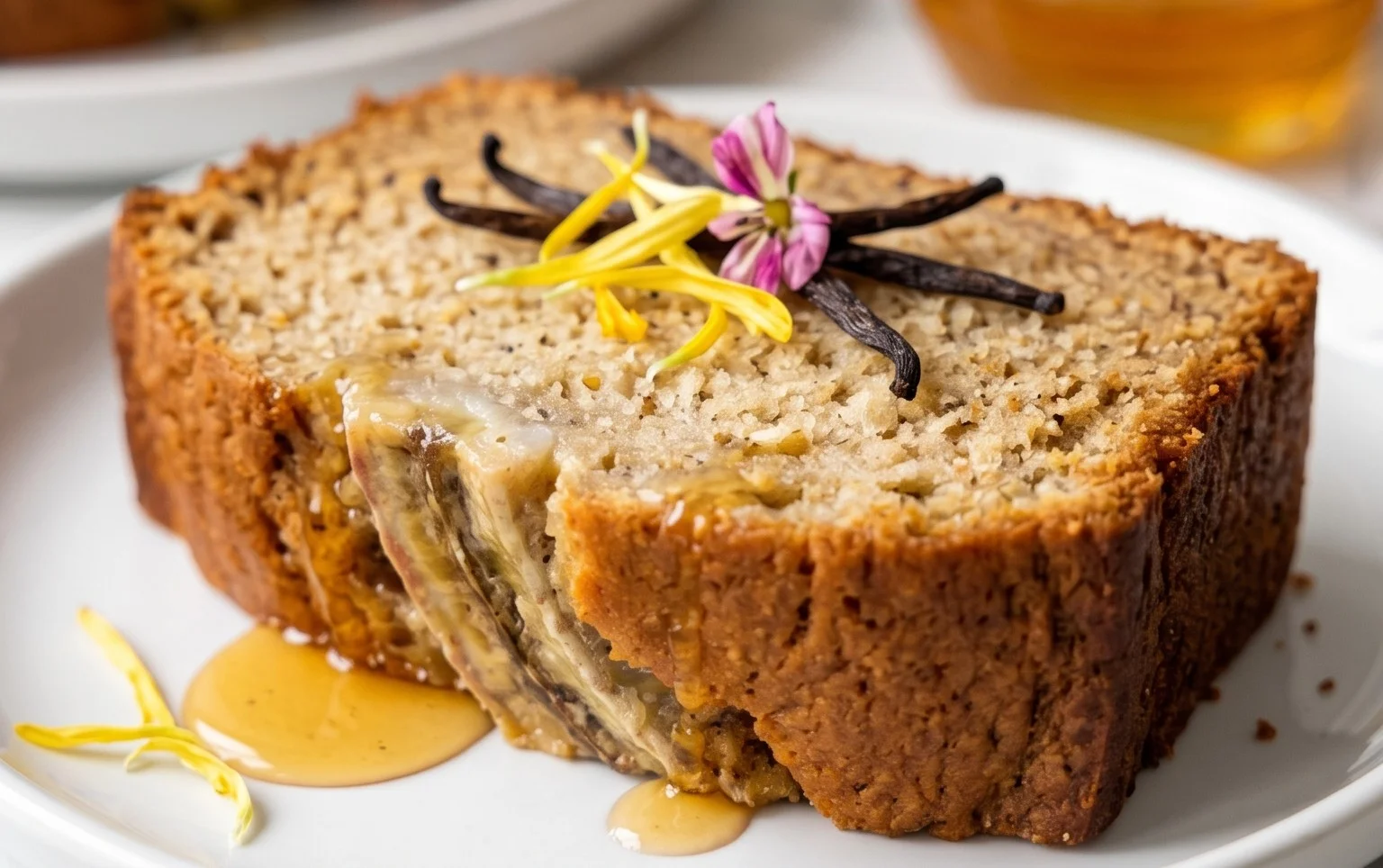 The BEST Honey Vanilla Banana Bread ~ Soft & Fluffy, Easy Recipe