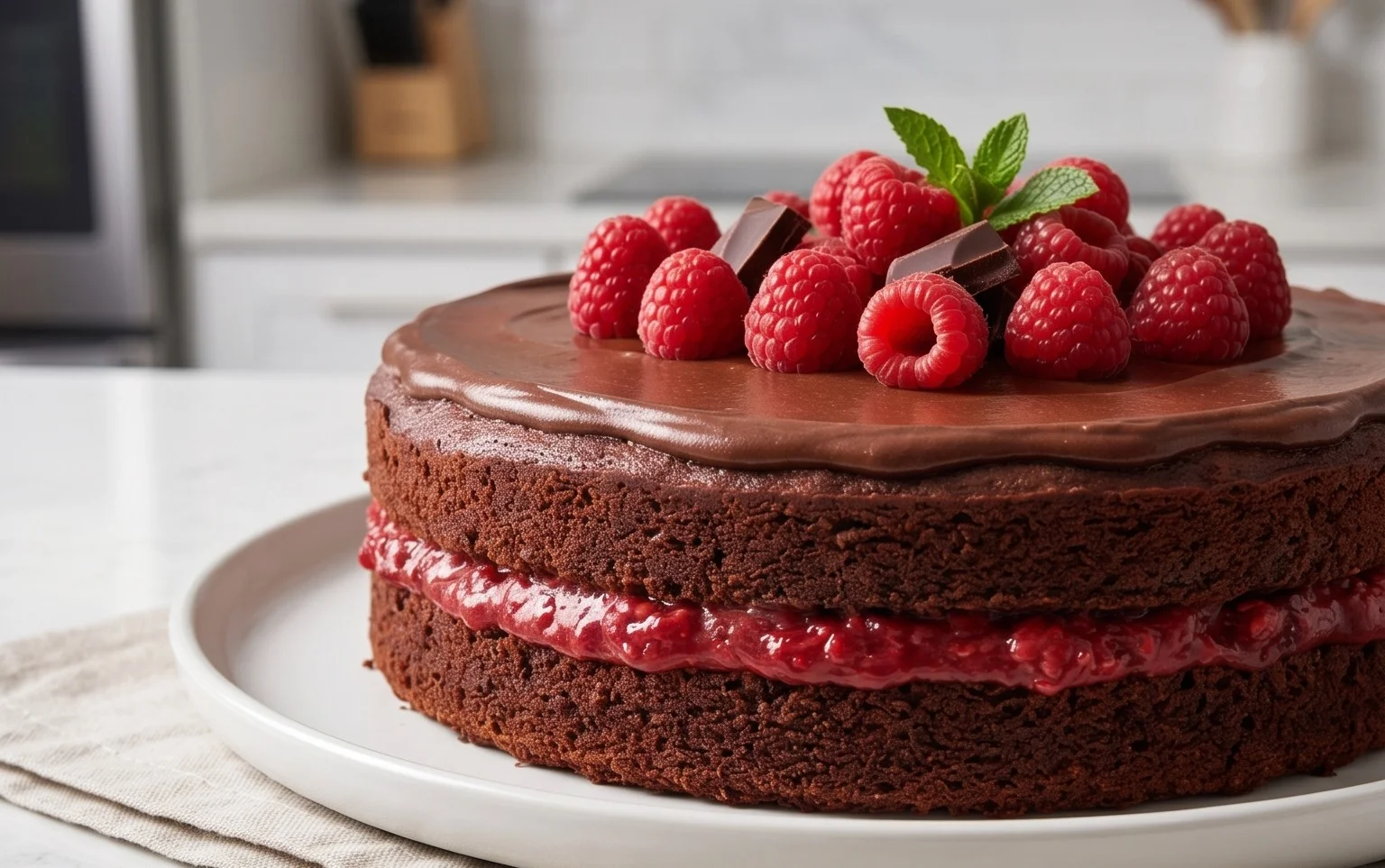 Chocolate Raspberry Cake