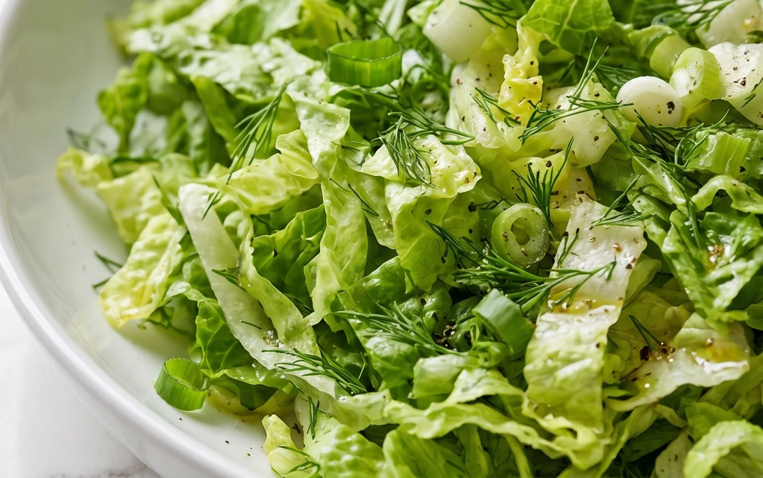 Maroulosalata (Greek Lettuce Salad)