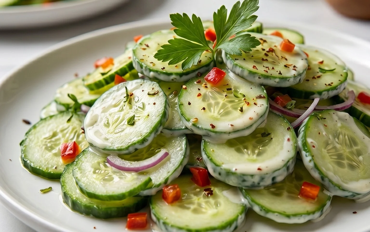 Polish Cucumber Salad