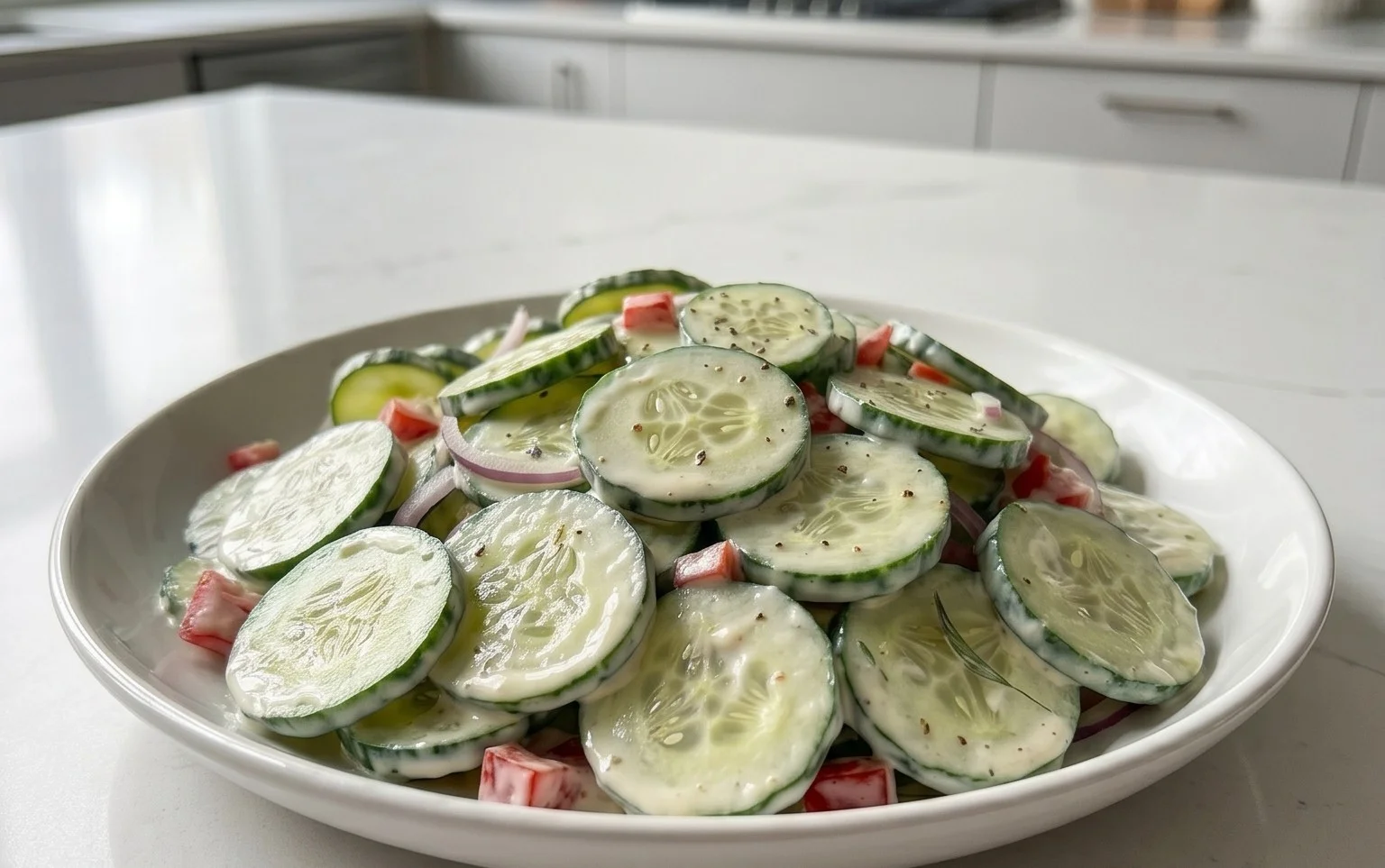 Polish Cucumber Salad