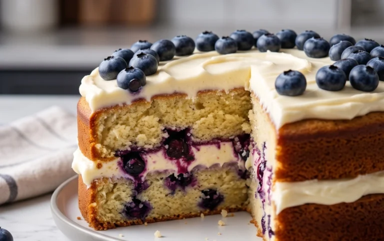 Nova Scotia Blueberry Cream Cake