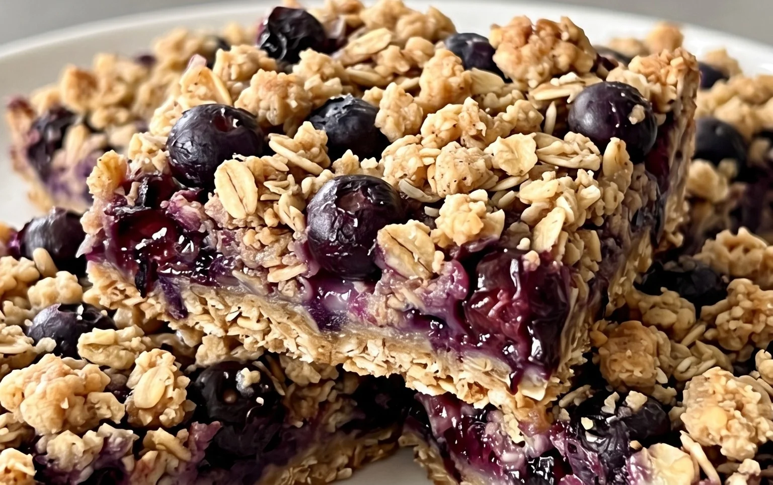 Blueberry Oatmeal Bars