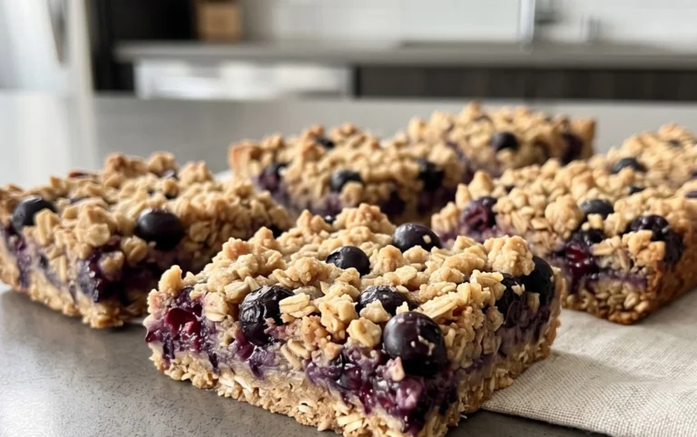 Blueberry Oatmeal Bars