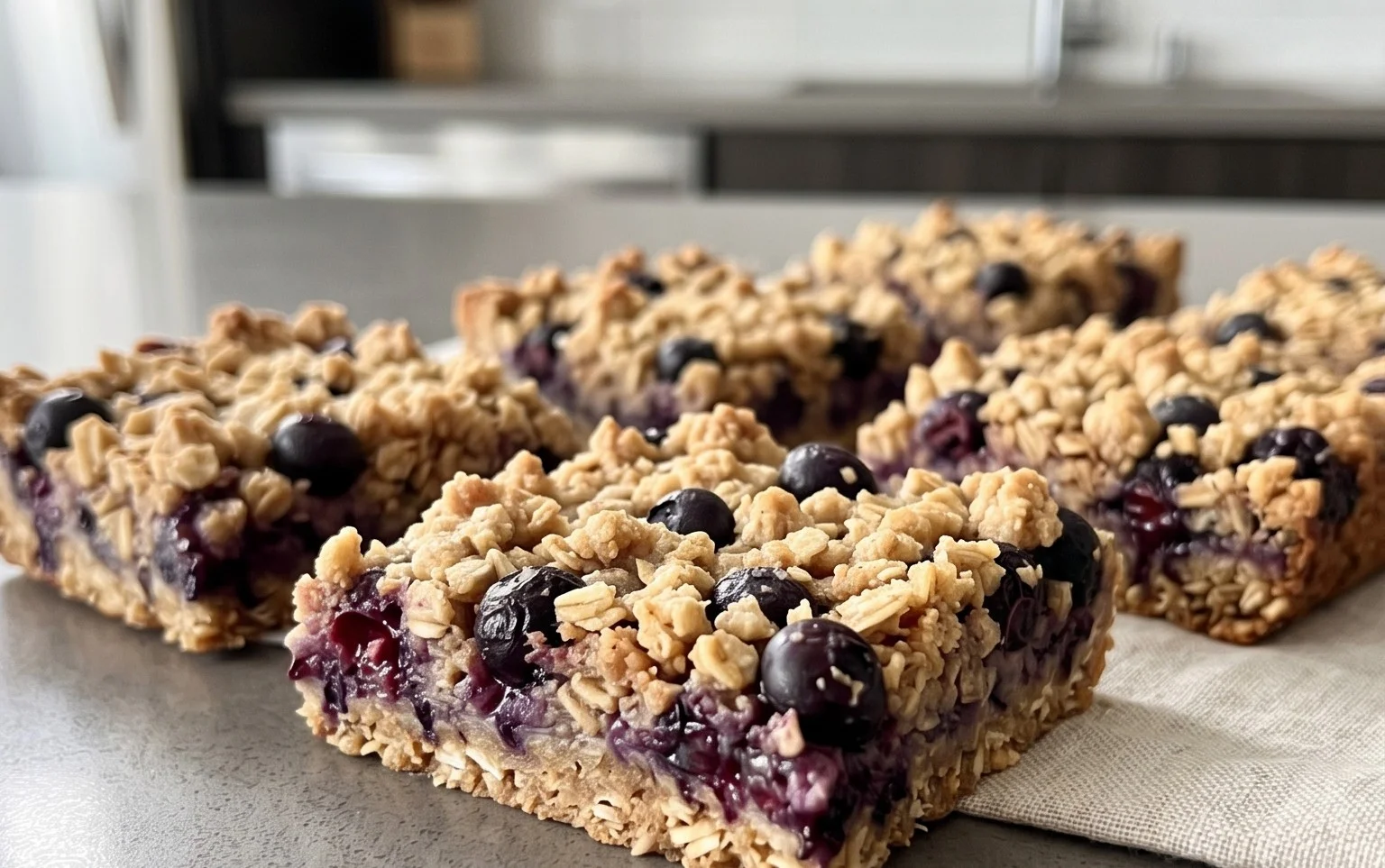 Blueberry Oatmeal Bars