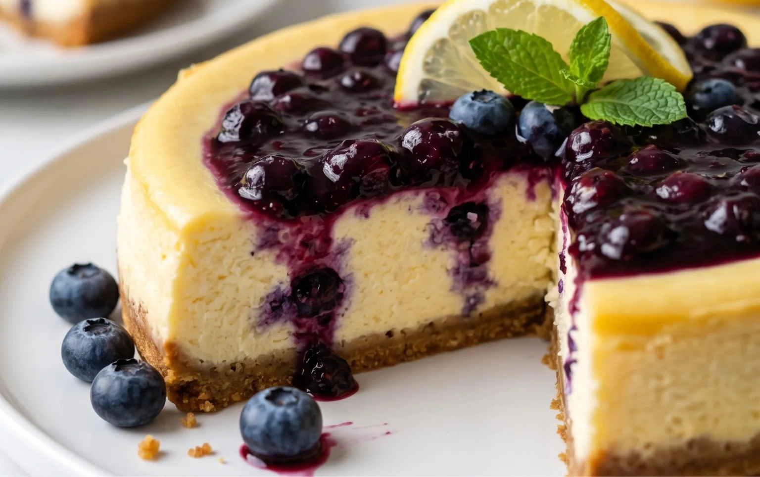 Lemon Blueberry Cheesecake