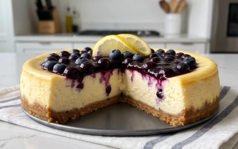 Lemon Blueberry Cheesecake