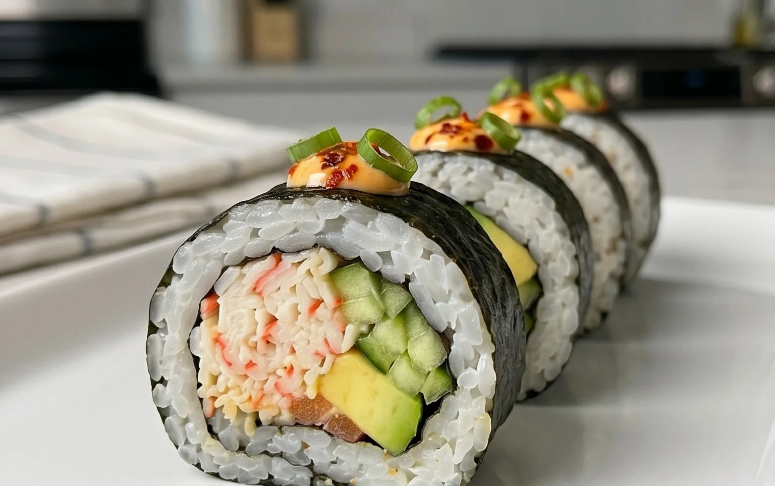 Kani Sushi (Spicy Crab Roll)