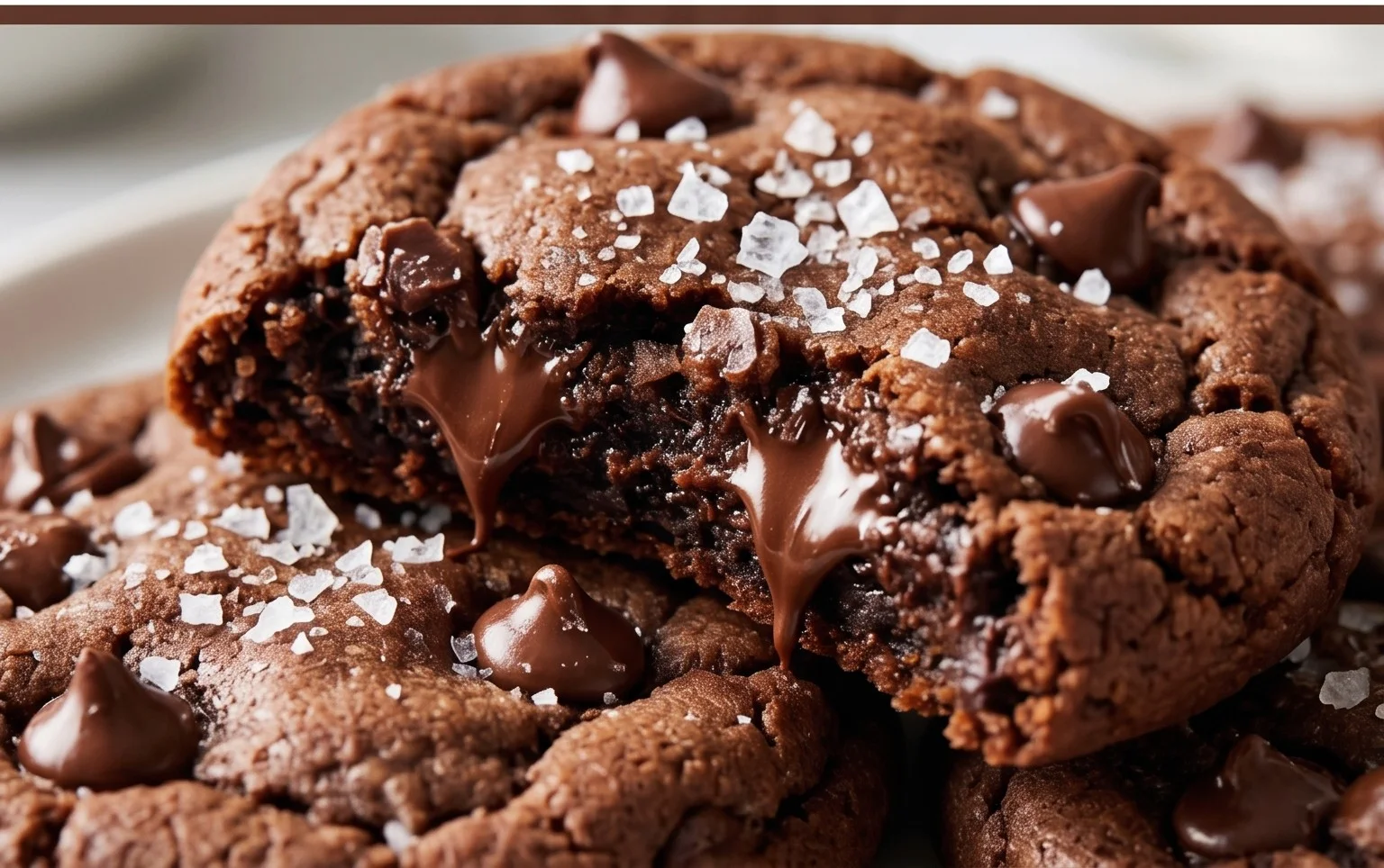 Salted Brownie Cookies