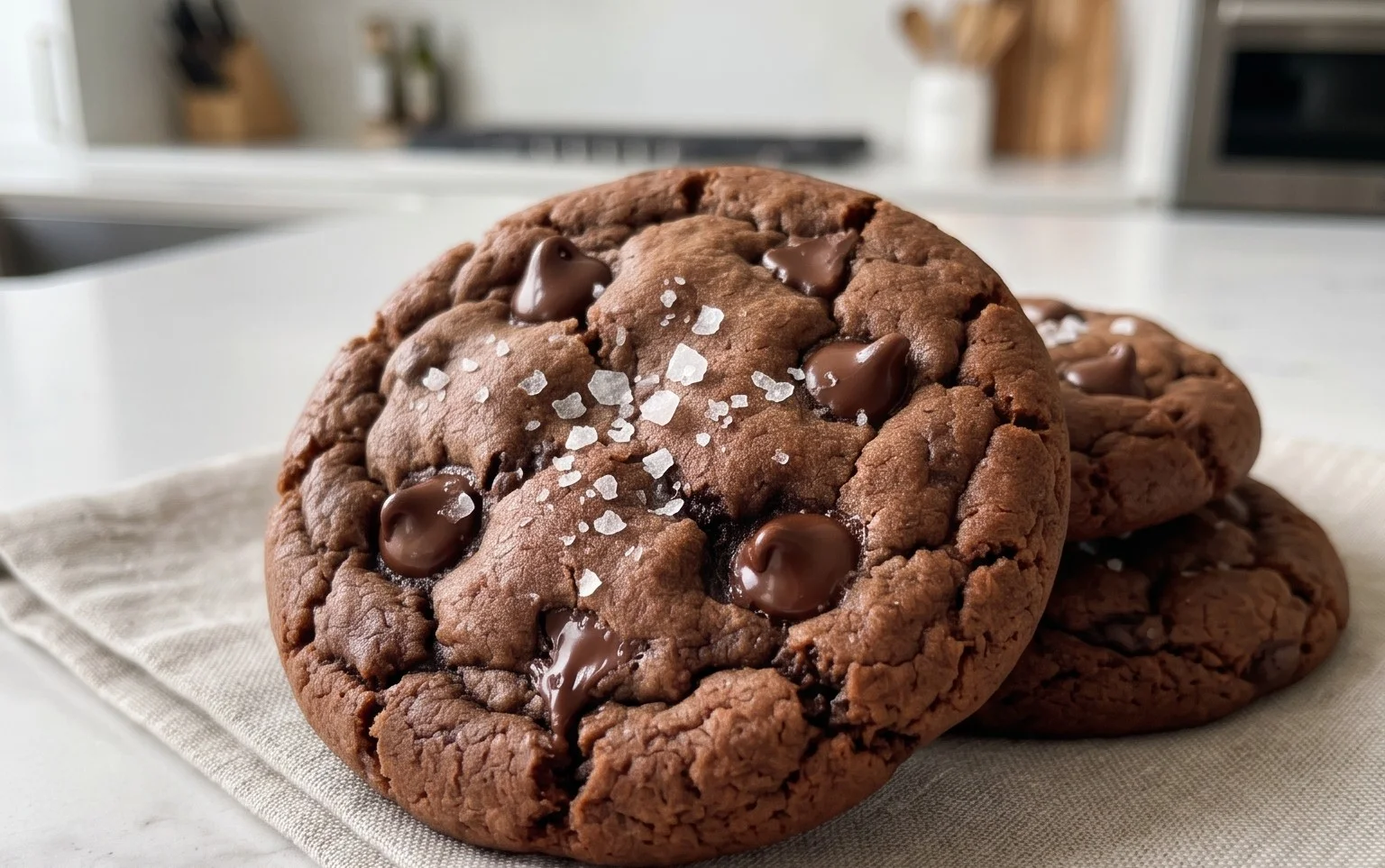 Salted Brownie Cookies