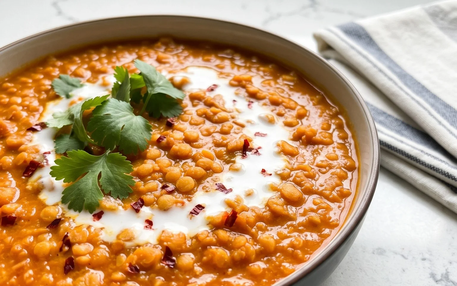 Spicy Red Lentil Curry
