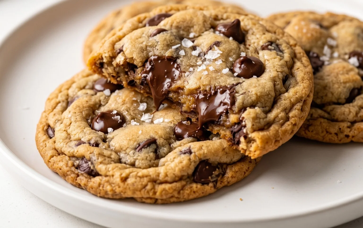 Crispy and Chewy Chocolate Chip Cookies