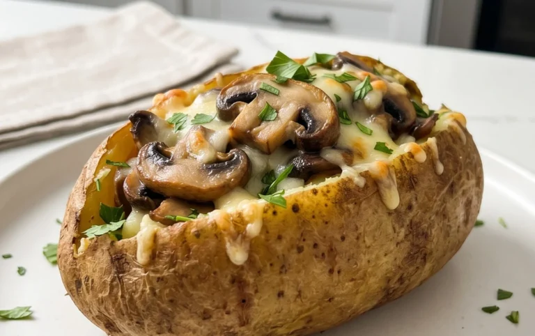 The Ultimate Stuffed Baked Potatoes with Mushrooms