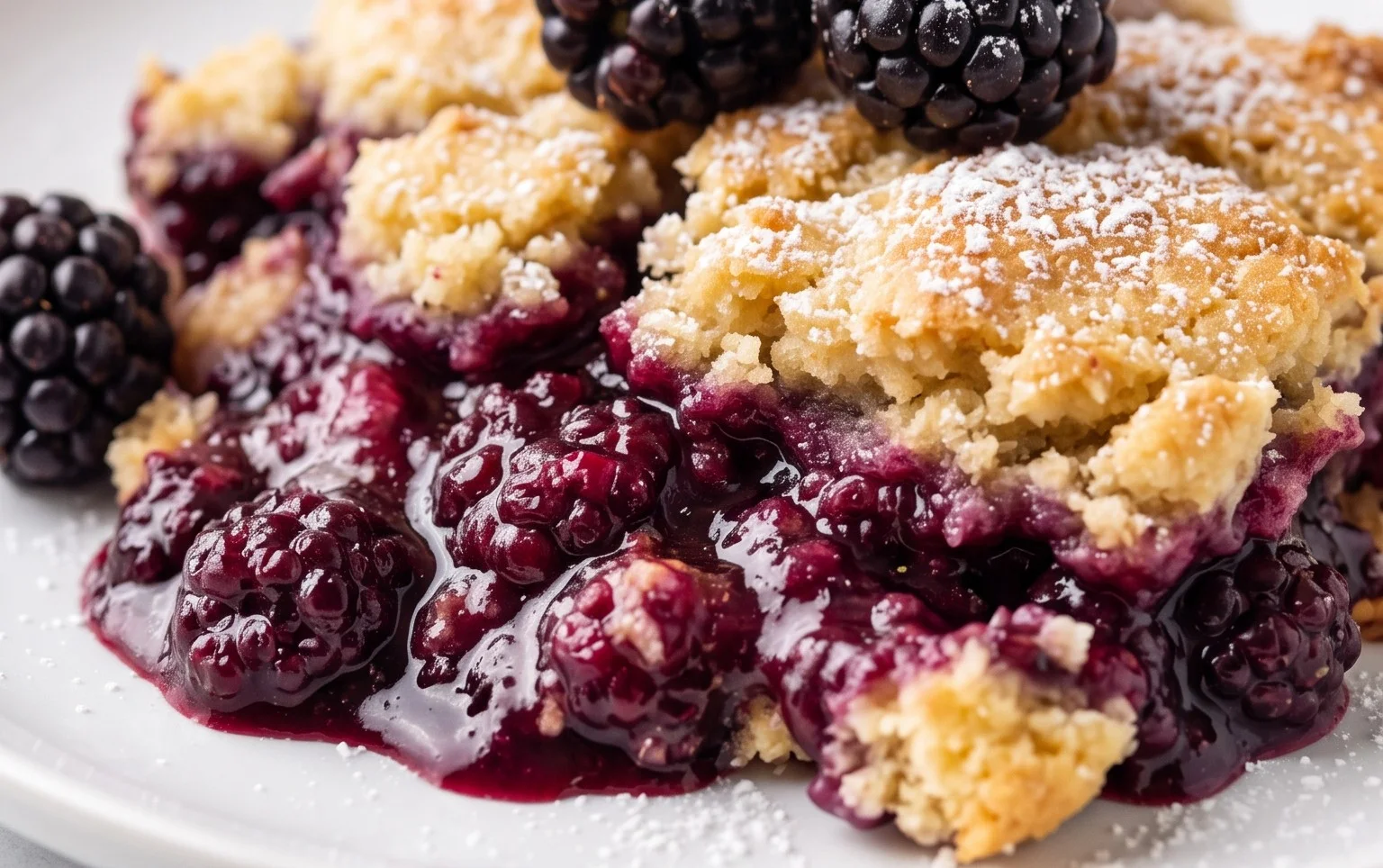 The Pioneer Women's Blackberry Cobbler