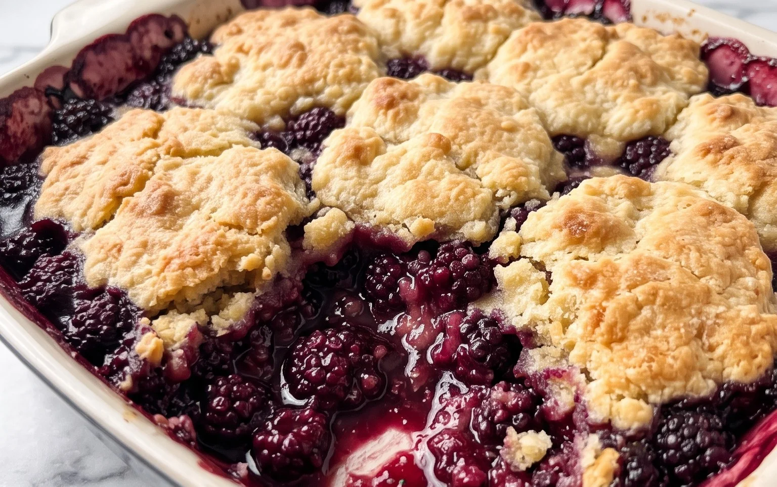 The Pioneer Women's Blackberry Cobbler
