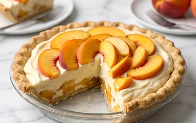 Peaches and Cream Pie