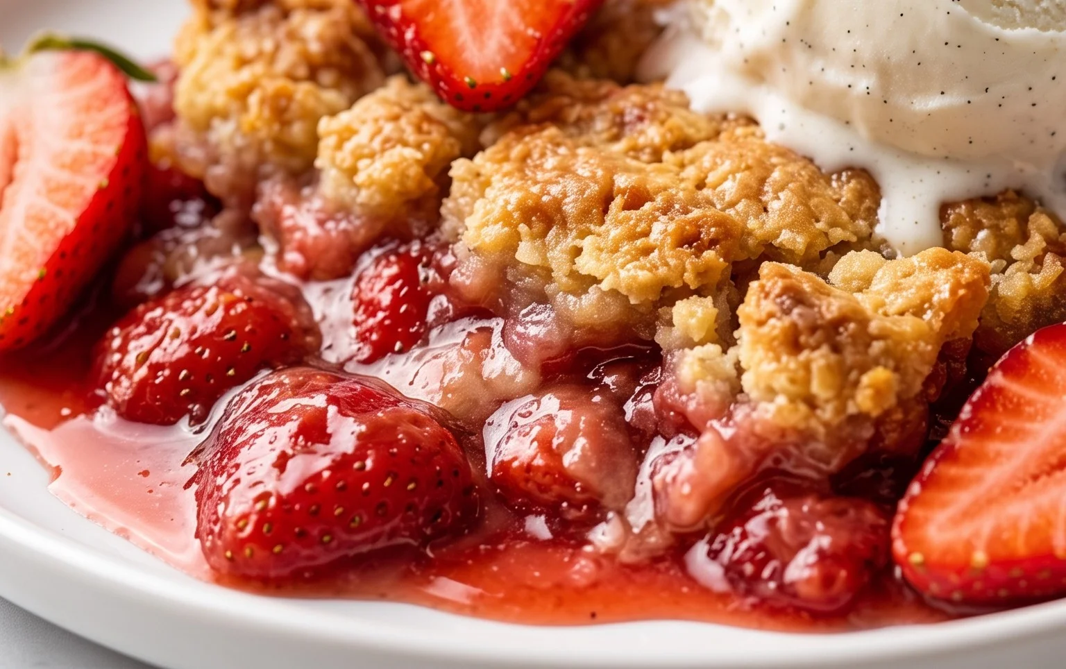 Strawberry Cobbler