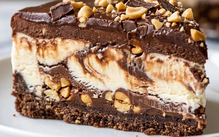 Buster Bar Ice Cream Cake
