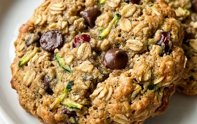 Healthy Zucchini Oatmeal Cookies