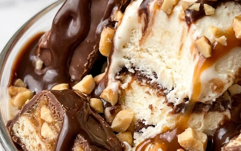 Buster Bar Ice Cream Dessert
