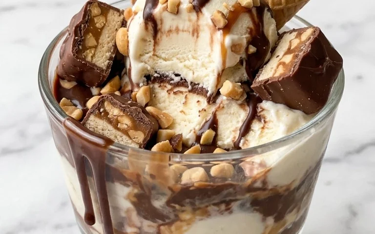 Buster Bar Ice Cream Dessert