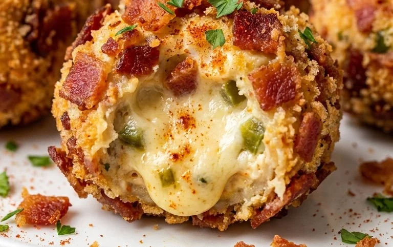 Beef Bacon Jalapeño Popper Cheese Balls