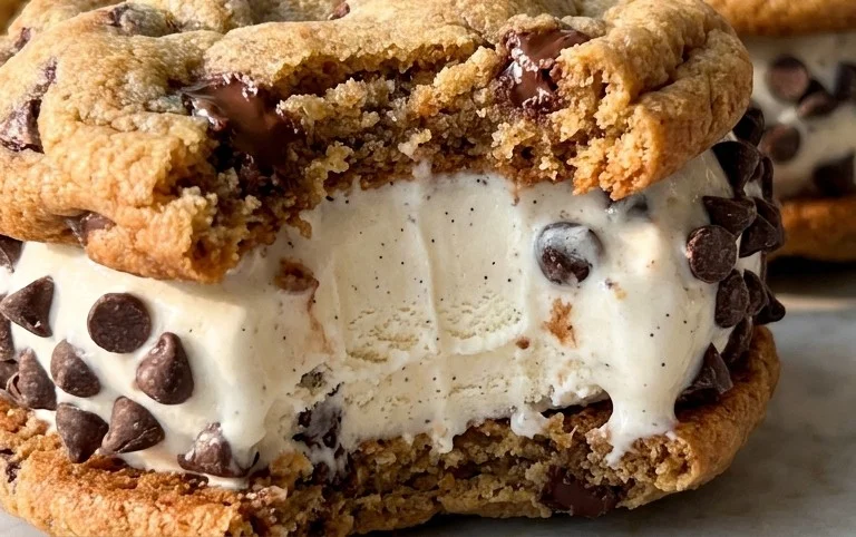 Cookie Ice Cream Sandwiches (Like a Chipwich!)