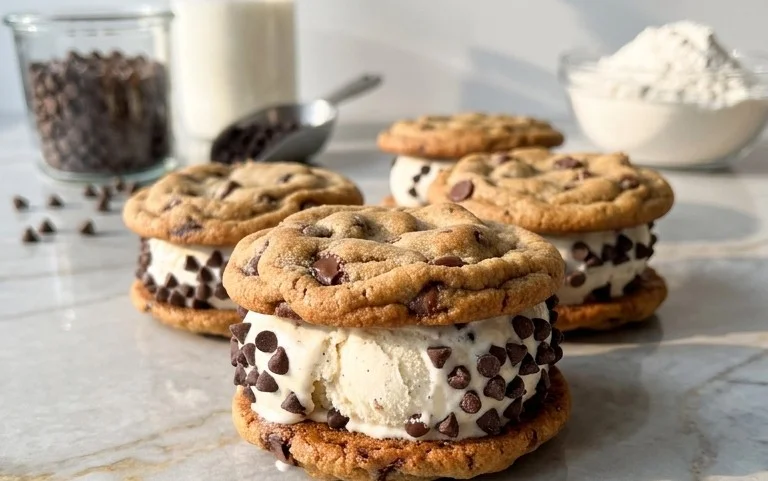 Cookie Ice Cream Sandwiches (Like a Chipwich!)