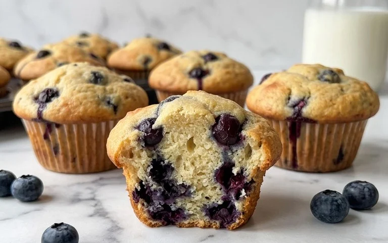 Homemade Blueberry Muffins