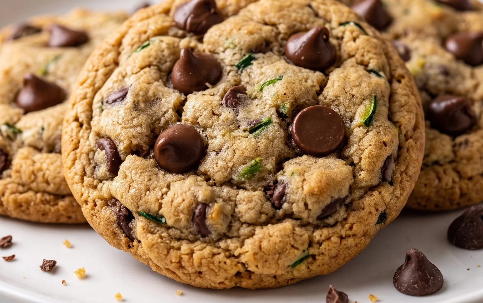 Zucchini Chocolate Chip Cookies