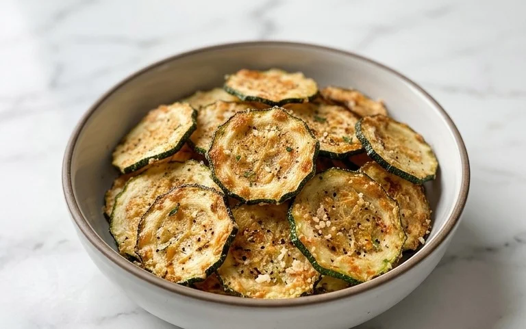 Crispy Baked Zucchini Chips