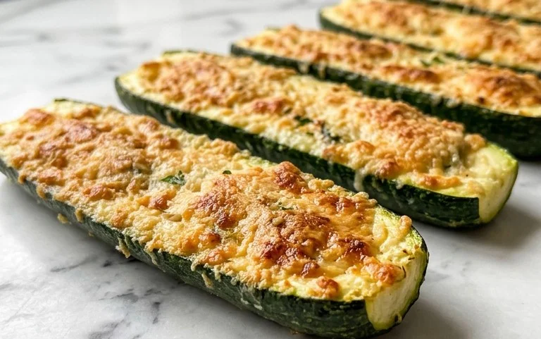Oven Roasted Parmesan Zucchini 