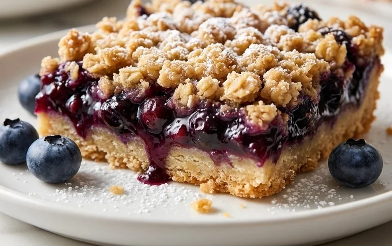 Easy Blueberry Pie Bars