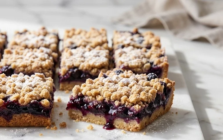 Easy Blueberry Pie Bars