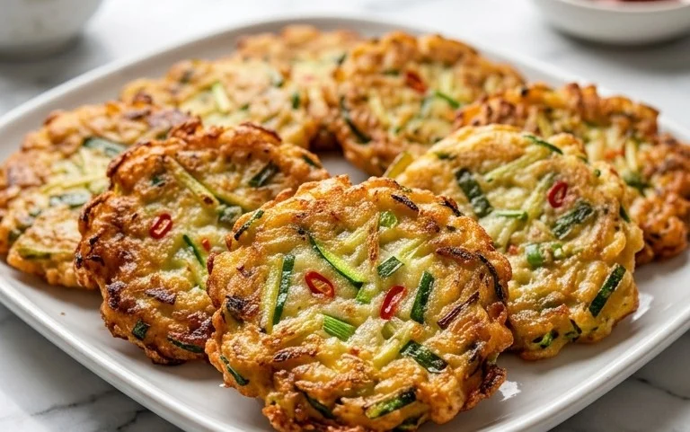 Quick & Easy Korean Zucchini Fritters (Hobak Jeon)