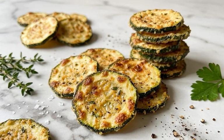 Crispy Baked Zucchini Chips